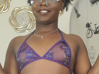 Two-piece purple suit