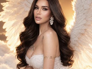 angel face,satan in bed