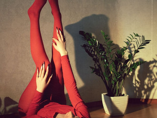 a red mood