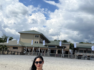Enjoying the view at beach