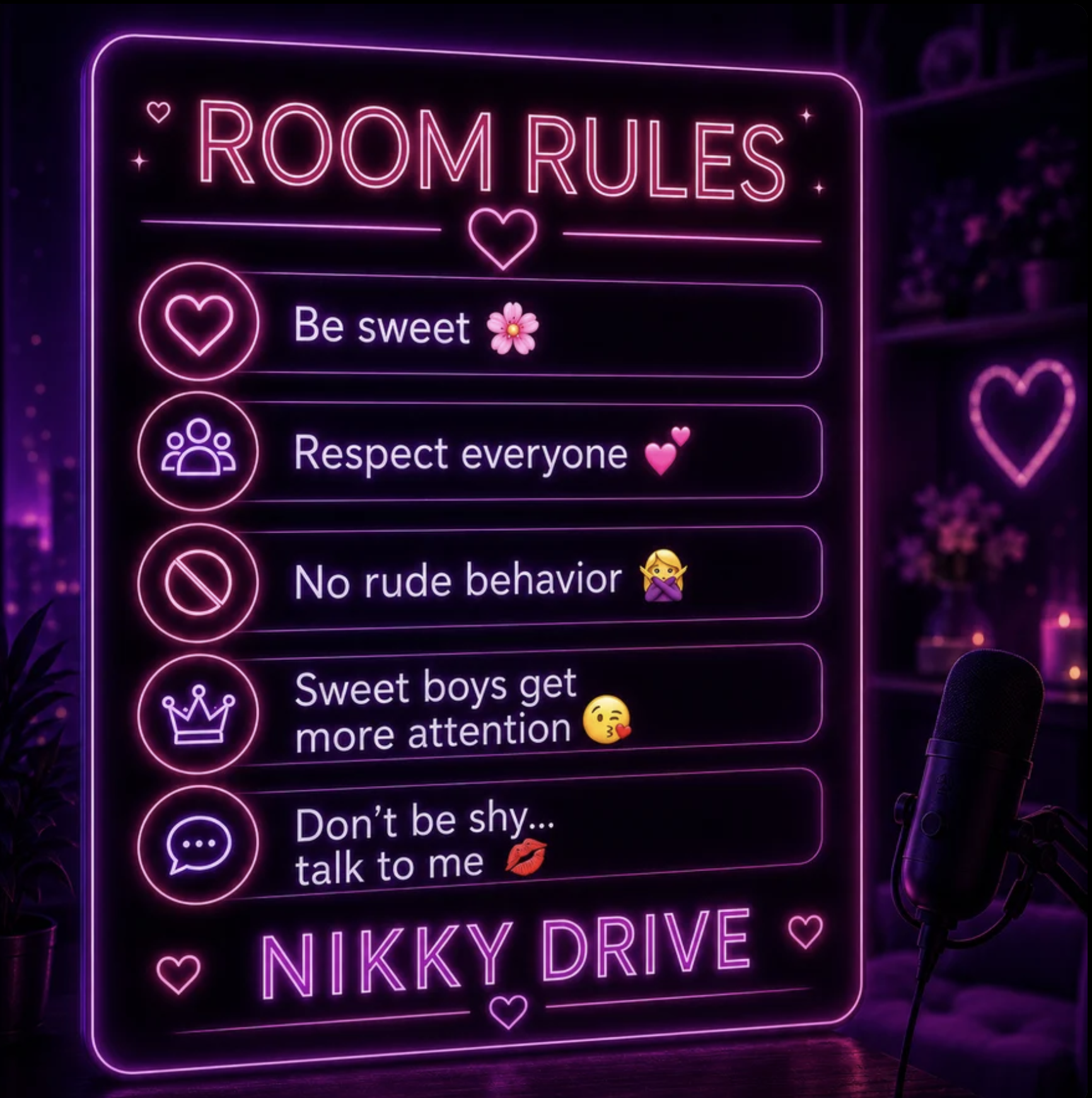 nikkydrive Room Rules image: 1