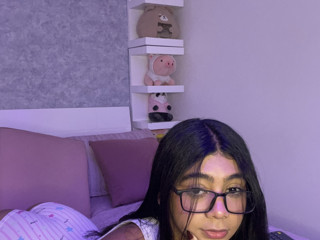 Wearing glasses