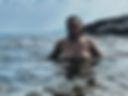 At sea
