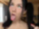 Ahegao, tongue