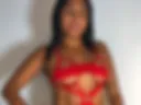 with my red lingerie
