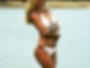 White bikini on the Beach