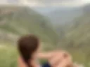its very beautiful view with mountains and me