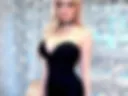 Sexy mini black dress