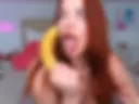 with banana