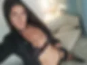 Black underwear, leather jacket, whip