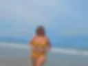 grandmother wallowing in the sea