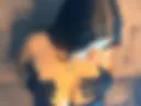 touching tits with black gloves