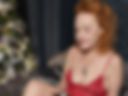 Liset in red negligee
