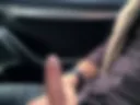 In the car