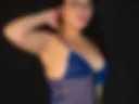 Blue lingerie