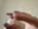 Wet fingers after a morning masturbation