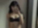 In black underwear