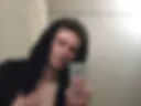 In a black robe