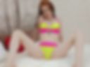 In a swimsuit