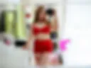 in sexy red ;)