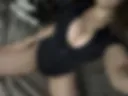 Big bust in a swimsuit