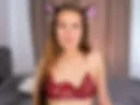 Hot red lingerie (one pic topless)