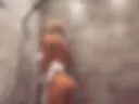 My butt in the bathroom
