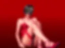 Red babydoll