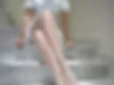 White dotted tights