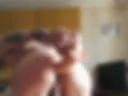 Dildo and vibrator in the ass
