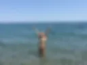 on the beach