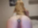 A naked butt with a plug and a naked pussy🍓
