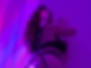 In purple light