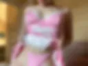 Pink maid costume