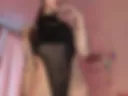 Black nylon bodysuit
