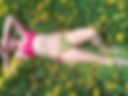 In a swimsuit))