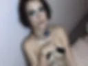 Blue makeup p.2 SPICY TOPLESS PICS!