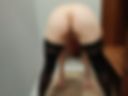 on all fours)