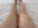 white bodysuit + naked pussy
