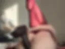 Тихоня в красных колготках Х BigBlackCock