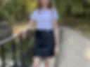 Miniskirt and Heels in Park Summer 2023