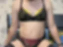 In a bra and panties (from the stream)
