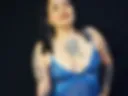 karla in blue