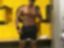 in the gym