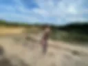Naked in the quarry