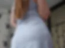 Butt in a sundress