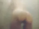 Nika in the shower