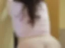 Full-length naked butt