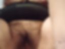 Hairy pussy is close