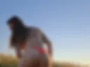 I undress in the field